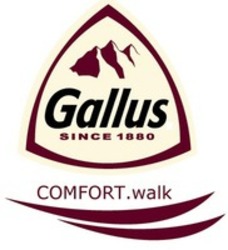 Міжнародна реєстрація торговельної марки № 1051240: Gallus SINCE 1880 COMFORT.walk
