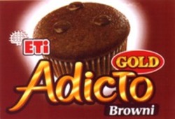 Міжнародна реєстрація торговельної марки № 1056668: ETI Adicto Browni GOLD