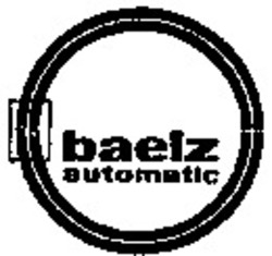 Міжнародна реєстрація торговельної марки № 1057159: baelz automatic