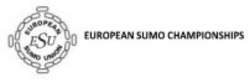 Міжнародна реєстрація торговельної марки № 1063552: ESU EUROPEAN SUMO UNION EUROPEAN SUMO CHAMPIONSHIPS