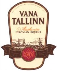 Міжнародна реєстрація торговельної марки № 1066904: VANA TALLINN Authentic ESTONIAN LIQUEUR