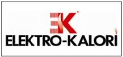 Міжнародна реєстрація торговельної марки № 1074590: ELEKTRO-KALORI EK
