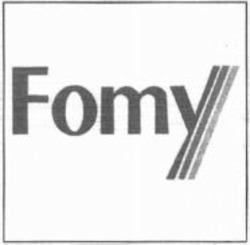 Міжнародна реєстрація торговельної марки № 1078926: Fomy