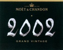 Міжнародна реєстрація торговельної марки № 1084452: MOËT & CHANDON 2002 GRAND VINTAGE