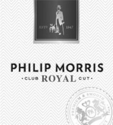 Міжнародна реєстрація торговельної марки № 1098169: PHILIP MORRIS CLUB ROYAL CUT EST 1847