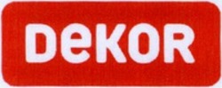 Міжнародна реєстрація торговельної марки № 1098349: DEKOR