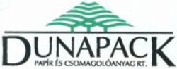 Міжнародна реєстрація торговельної марки № 1099682: DUNAPACK PAPÍR ÉS CSOMAGOLÓANYAG RT.