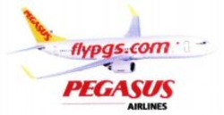 Міжнародна реєстрація торговельної марки № 1101732: PEGASUS flypgs.com PEGASUS AIRLINES