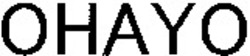 Міжнародна реєстрація торговельної марки № 1110747: OHAYO