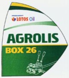 Міжнародна реєстрація торговельної марки № 1118955: PRODUCENT LOTOS Oil AGROLIS BOX 26
