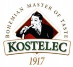 Міжнародна реєстрація торговельної марки № 1131722: KOSTELEC BOHEMIAN MASTER OF TASTE 1917