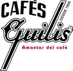 Міжнародна реєстрація торговельної марки № 1140629: CAFÉS Guilis DESDE 1928 Amantes del café
