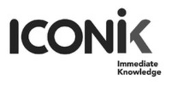 Міжнародна реєстрація торговельної марки № 1142390: ICONIK Immediate Knowledge