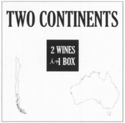 Міжнародна реєстрація торговельної марки № 1146898: TWO CONTINENTS 2 WINES in 1 BOX