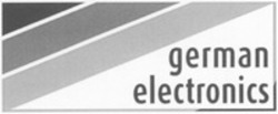 Міжнародна реєстрація торговельної марки № 1157498: german electronics