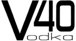 Міжнародна реєстрація торговельної марки № 1163654: V40 VODKA