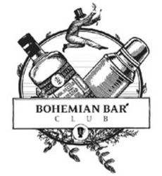 Міжнародна реєстрація торговельної марки № 1179526: BOHEMIAN BAR CLUB