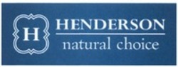 Міжнародна реєстрація торговельної марки № 1187326: HENDERSON natural choice