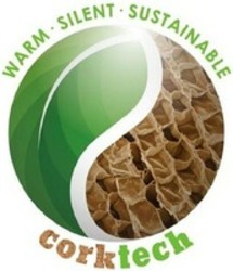 Міжнародна реєстрація торговельної марки № 1198616: corktech WARM SILENT SUSTAINABLE