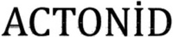 Міжнародна реєстрація торговельної марки № 1200699: ACTONID