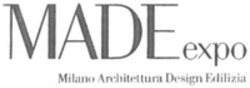 Міжнародна реєстрація торговельної марки № 1201039: MADE expo Milano Architettura Design Edilizia