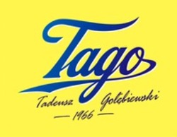 Міжнародна реєстрація торговельної марки № 1207310: TAGO Tadeusz Golebiewski 1966
