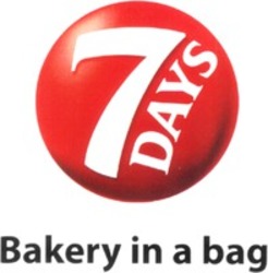 Міжнародна реєстрація торговельної марки № 1211050: 7 DAYS Bakery in a bag