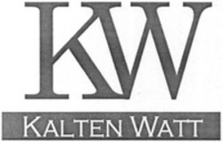 Міжнародна реєстрація торговельної марки № 1214785: KW KALTEN WATT