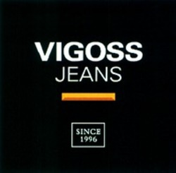 Міжнародна реєстрація торговельної марки № 1216766: VIGOSS JEANS SINCE 1996