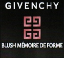 Міжнародна реєстрація торговельної марки № 1226156: GIVENCHY BLUSH MÉMOIRE DE FORME