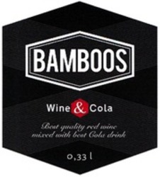 Міжнародна реєстрація торговельної марки № 1235789: BAMBOOS Wine & Cola