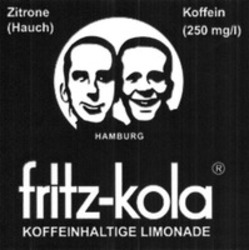 Міжнародна реєстрація торговельної марки № 1260846: fritz-kola