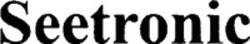 Міжнародна реєстрація торговельної марки № 1270277: Seetronic