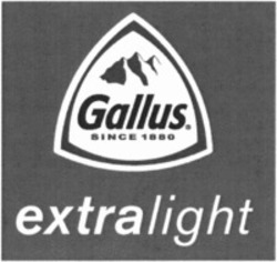 Міжнародна реєстрація торговельної марки № 1282892: Gallus extralight