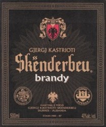 Міжнародна реєстрація торговельної марки № 1283196: GJERGJ KASTRIOTI Skenderbeu brandy