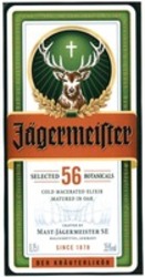Міжнародна реєстрація торговельної марки № 1287791: Jägermeister SELECTED 56 BOTANICALS