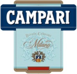 Міжнародна реєстрація торговельної марки № 1298761: CAMPARI DAVIDE CAMPARI Milano