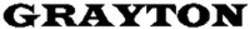 Міжнародна реєстрація торговельної марки № 1318602: GRAYTON