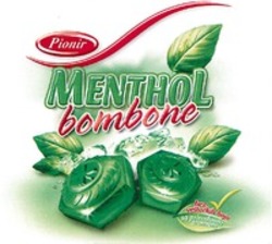 Міжнародна реєстрація торговельної марки № 1324512: Pionir MENTHOL bombone