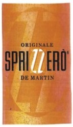Міжнародна реєстрація торговельної марки № 1330575: ORIGINALE SPRIZZERO DE MARTIN