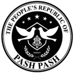 Міжнародна реєстрація торговельної марки № 1332921: MMXV PASH PASH THE PEOPLES REPUBLIC OF