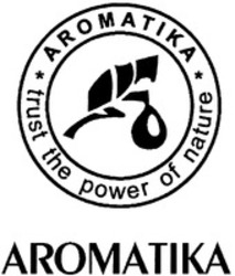Міжнародна реєстрація торговельної марки № 1334291: AROMATIKA trust the power of nature