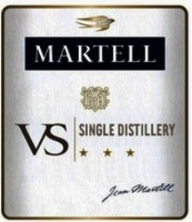 Міжнародна реєстрація торговельної марки № 1349754: MARTELL - VS - SINGLE DISTILLERY - Jean Martell