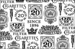 Міжнародна реєстрація торговельної марки № 1352580: FILTER CIGARETTES FACTORY No. 25 20 DIST. OF VA. U.S. I.R. CIGARETTES CLASS A 20 SINCE 1896 CIGARETTES FILTER KS 20