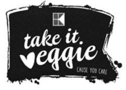 Міжнародна реєстрація торговельної марки № 1362164: take it veggie CAUSE YOU CARE