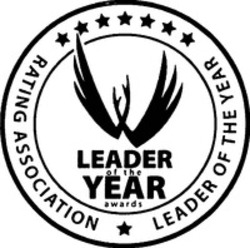 Міжнародна реєстрація торговельної марки № 1370387: RATING ASSOCIATION LEADER OF THE YEAR LEADER of the YEAR awards