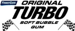 Міжнародна реєстрація торговельної марки № 1375929: PowerGum ORIGINAL TURBO SOFT BUBBLE GUM