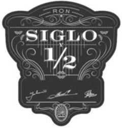 Міжнародна реєстрація торговельної марки № 1390703: RON SIGLO Y 1/2