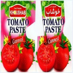 Міжнародна реєстрація торговельної марки № 1390903: KHOUSHAB TOMATO PASTE Canned
