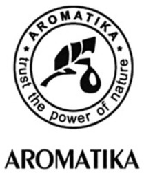 Міжнародна реєстрація торговельної марки № 1409443: AROMATIKA trust the power of nature